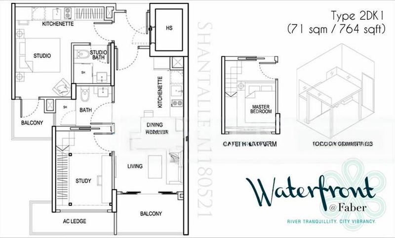 2 Bed Apartment (Condo) for Sale in  Waterfront @ Faber - Image 18